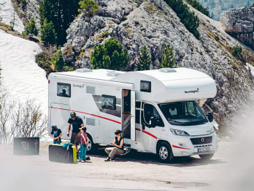 In den Bergen mit dem Family Plus von McRent Spanien