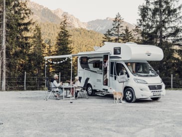 Rasten mit dem Family Extra von rent easy Italien