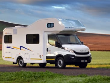 Fahrt im Discoverer 6 von Bobo Campers Afrika