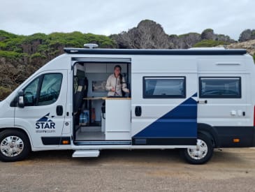 Am Parken mit dem Polaris 2 von Star RV in Australien