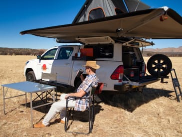 Unterwegs in Afrika mit dem Toyota Hilux 2 Luxury von Africar