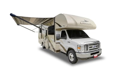 Markise des C-XLarge Wohnmobil von Fraserway RV Kanada