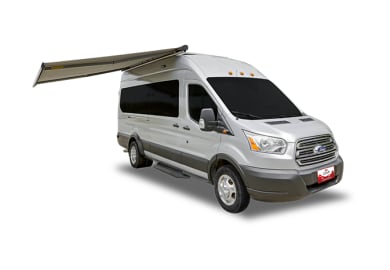 Seitenansicht mit Markise des Van Conversion von Fraserway RV Kanada