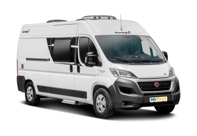 Front und Seitenansicht des Urban Luxury von McRent Schweden