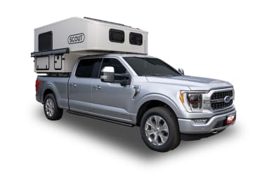 Front und Seitenansicht des Truck Camper Scout von Fraserway RV Kanada