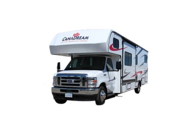 Cutout Ansicht des MHX Motorhome von CanaDream Kanada
