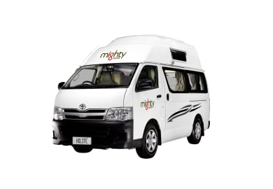 Cutout Ansicht des HILITE Campers von Mighty LITE Australien