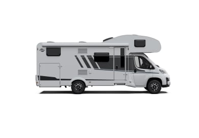 Seitenansicht des Large 6 Automatik von Touring Cars