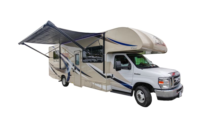 Markise des C-XLarge Motorhome von Four Seasons Kanada