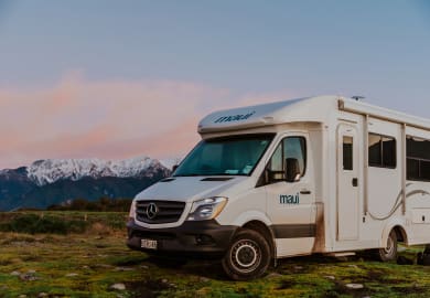 Unterwegs mit dem Cascade Elite von Maui Rentals Neuseeland