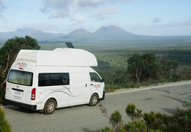 Unterwegs mit dem Double Down von Mighty Campers Neuseeland