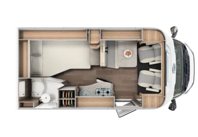 Grundriss des Active Classic von rent easy Italien