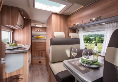 Innenraum des Aero Plus von Bunk Großbritannien