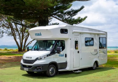 Flexibel unterwegs mit dem Beach Elite von Maui Rentals Neuseeland