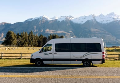 Natur pur vor dem Ultima Elite von Maui Rentals Neuseeland