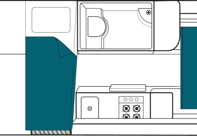 Grundriss des Ultima Plus Elite von Maui Rentals Neuseeland