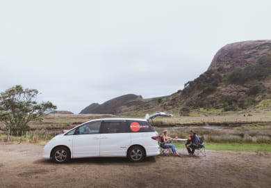Der Beta Camper von Spaceships in Neuseeland