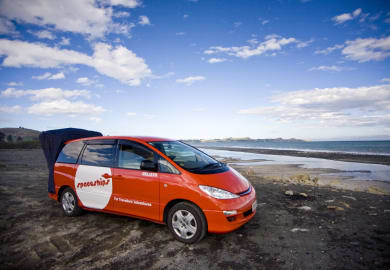 Der Beta Camper von Spaceships in Neuseeland
