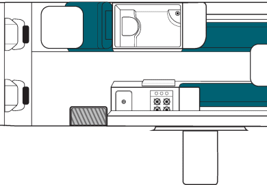 Tag-Grundriss Camper Ultima Plus Elite von Maui Australien
