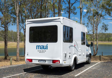 Heckansicht des Cascade Elite von Maui Australien