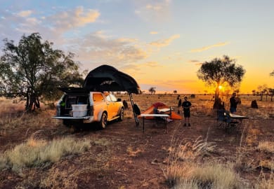 Mit dem Safari Auto 4WD von Britz Australien unterwegs