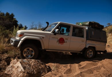 Safari durch Afrika mit dem Toyota Landcruiser für 4 Personen von Africar