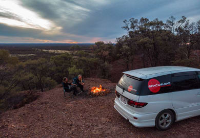 In der Natur mir dem Beta Camper von Spaceships Australien