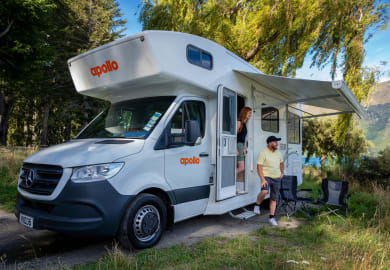 Die Natur genießen mit dem Euro Deluxe von Apollo Motorhomes Neuseeland