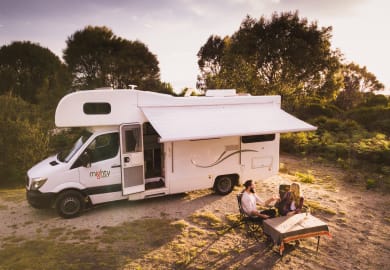 Natur genießen mit dem Camper Big Six von Mighty Australien