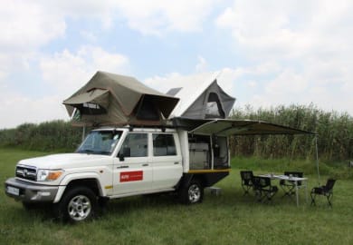 Erholung mit dem Luxury Safari Camper C von Avis Afrika
