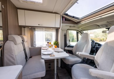 Der Sitzbereich des Active Extra von rent easy Italien