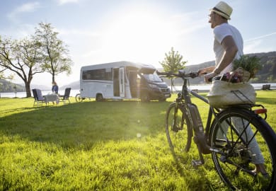 In der Natur mit dem Comfort Plus von McRent Finland