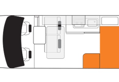 Saison 26/27: Tag-Grundriss Voyager von Britz Australien