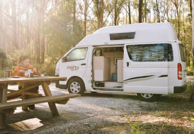 Auf Tour mit dem DeLITE Camper von Mighty LITE Australien