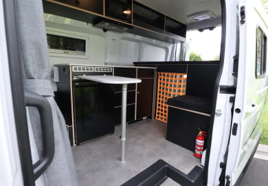 Innenraum des Hiptop von Britz Neuseeland