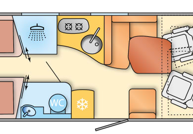 Grundriss Tag des Luxury Star L1 von DRM Deutschland