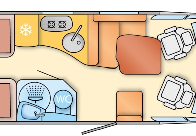 Grundriss Tag des Classic Star K4 von DRM Deutschland