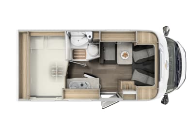 Grundriss bei Nacht des rent easy Active Classic Griechenland