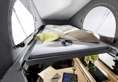 Gemütliches oberes Bett des rent easy City Classic Frankreich