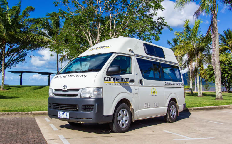 Camperman Juliette Australien Frontansicht