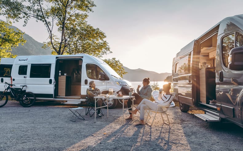 Entspannen vor dem Urban Luxury von McRent Schweden