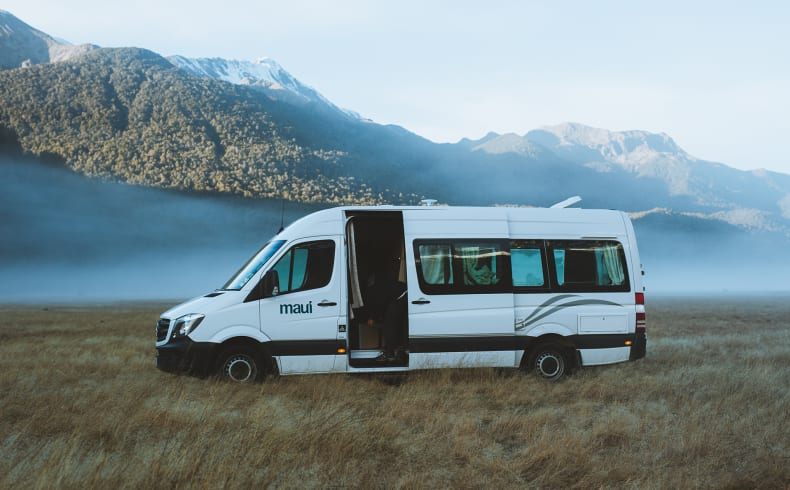 Unterwegs mit dem Ultima Plus von Maui Rentals Neuseeland