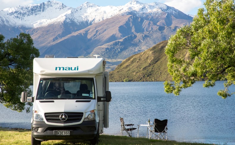 In der Natur mit dem Cascade Elite von Maui Rentals Neuseeland