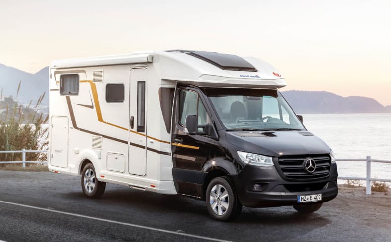 Bei Sonnenuntergang Unterwegs mit dem Classic Star K4 von DRM Deutschland