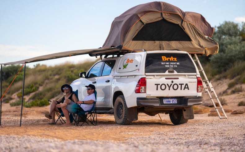 Mit dem Safari Auto 4WD von Britz Australien unterwegs