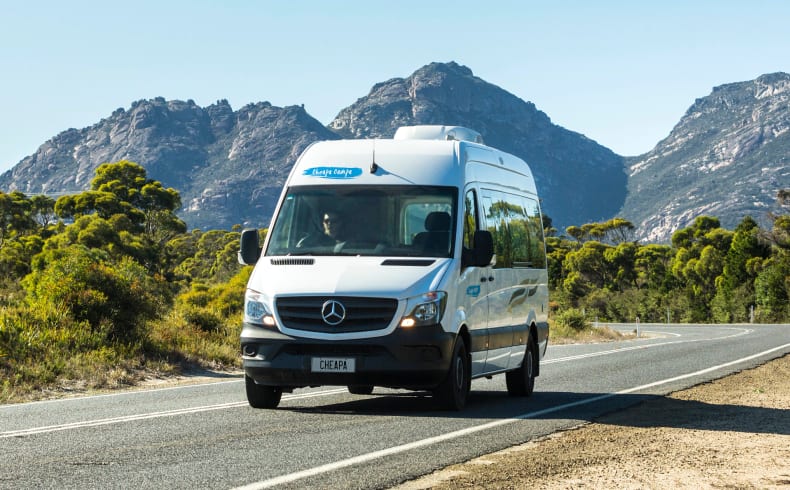 Unterwegs mit dem 2 Bett Camper ST von Cheapa Campa Australien