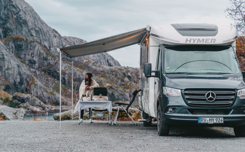 Am Campen mit dem Exclusive Extra von rent easy Deutschland