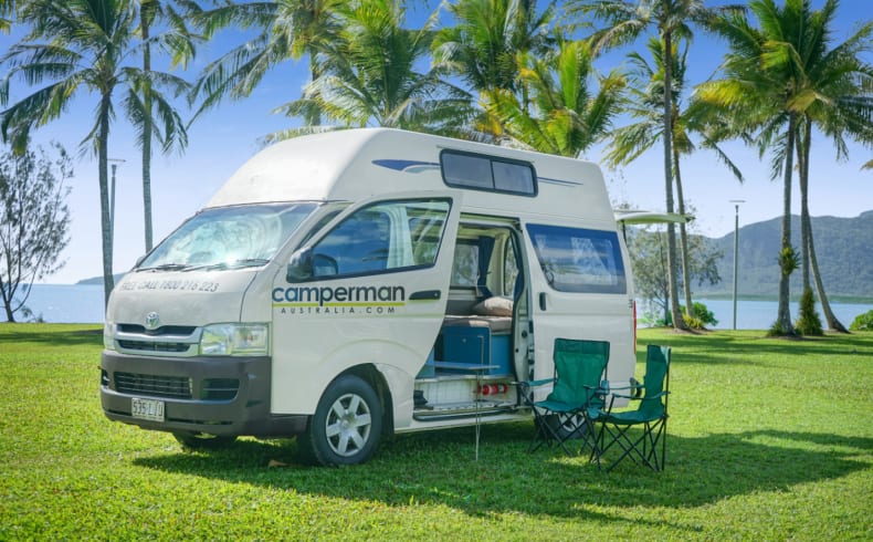 Camperman Juliette Australien Frontansicht