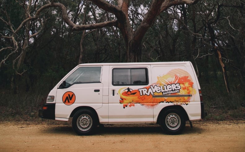 Roadtrip mit dem Budgie Van von Travellers Autobarn Australien